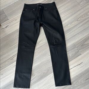 Black Leather Pants